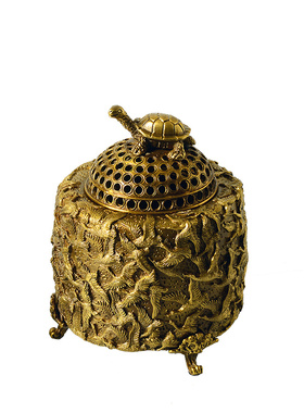 欧式风全铜千鹤高端富贵香熏炉