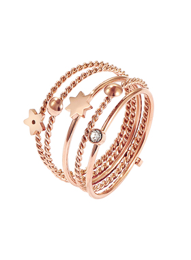 韩国食指装饰钛钢戒指女时尚个性