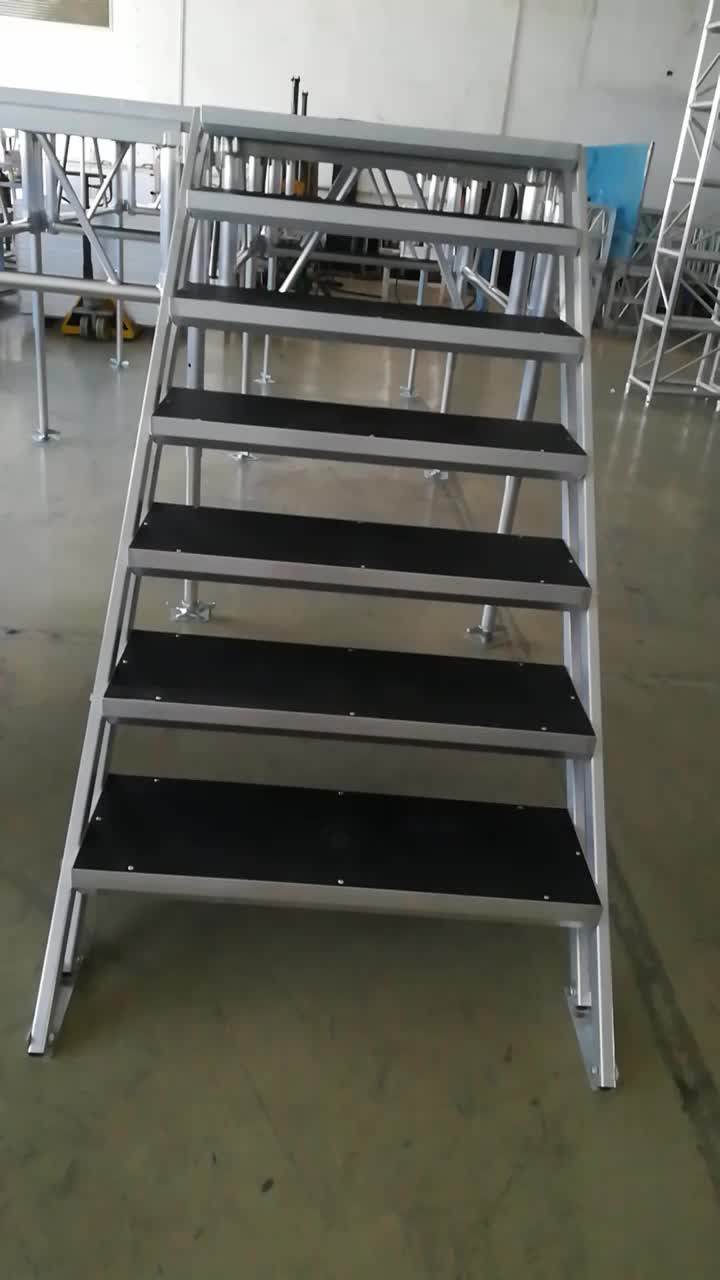 Aluminum Stage Adjustable Height Portable Stage Platform 