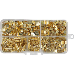 DJ454A/B/C型并线扣接线端子电线连接器冷压铜扣中间接头压线扣