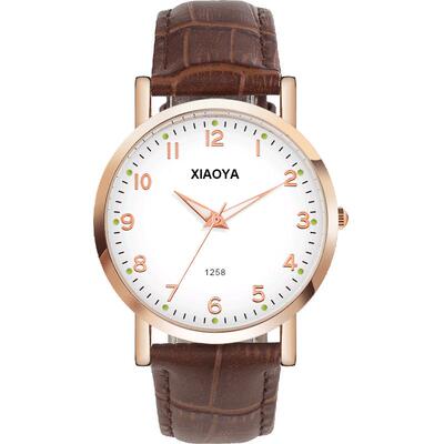 ins风气质简约大气情侣女士手表