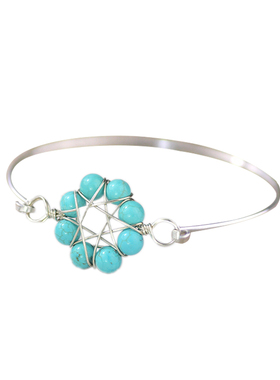 素元包邮优化松纯银手镯细女款特色民族风精致手工编织手链首饰品