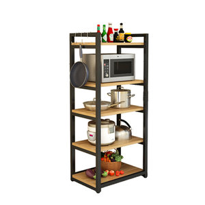 微波炉架子厨房置物架落地多层省空间烤箱架碗架调味料收纳架储物