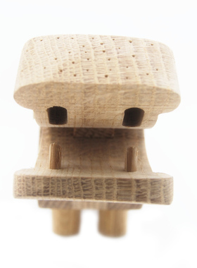 木河马初森实木北欧儿童房木偶