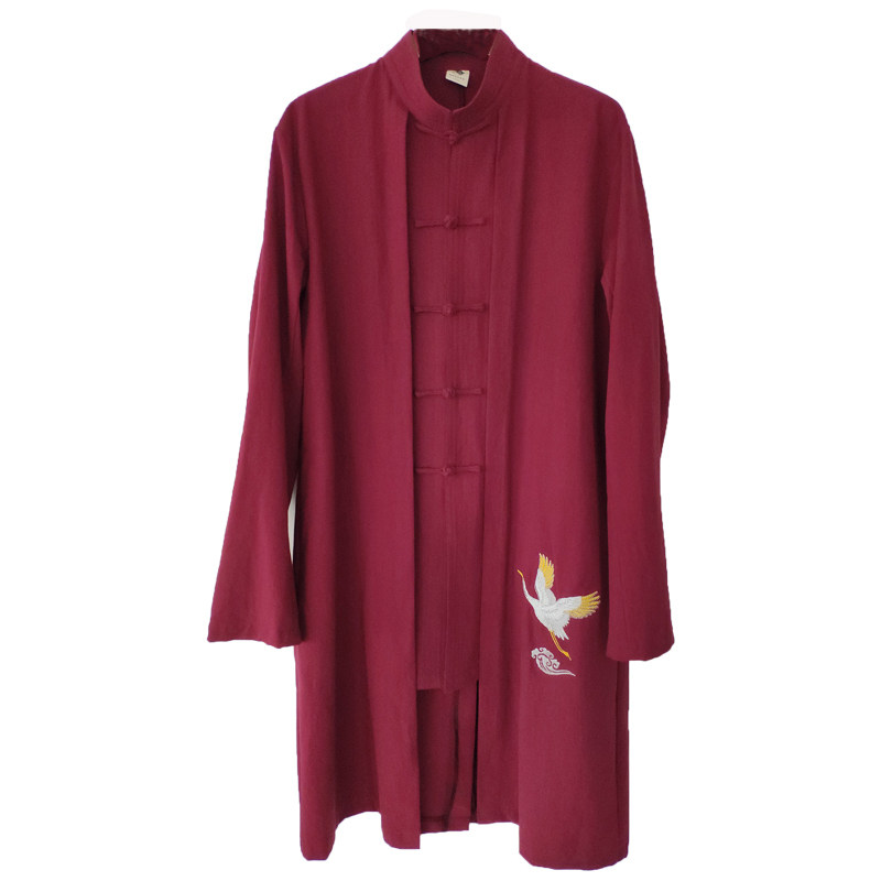 中国风唐装休闲服道禅传统服饰秋