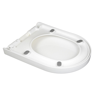 洁美瑞通用马桶盖缓降加厚家用PP板缓冲快拆UOV型静音坐便盖板