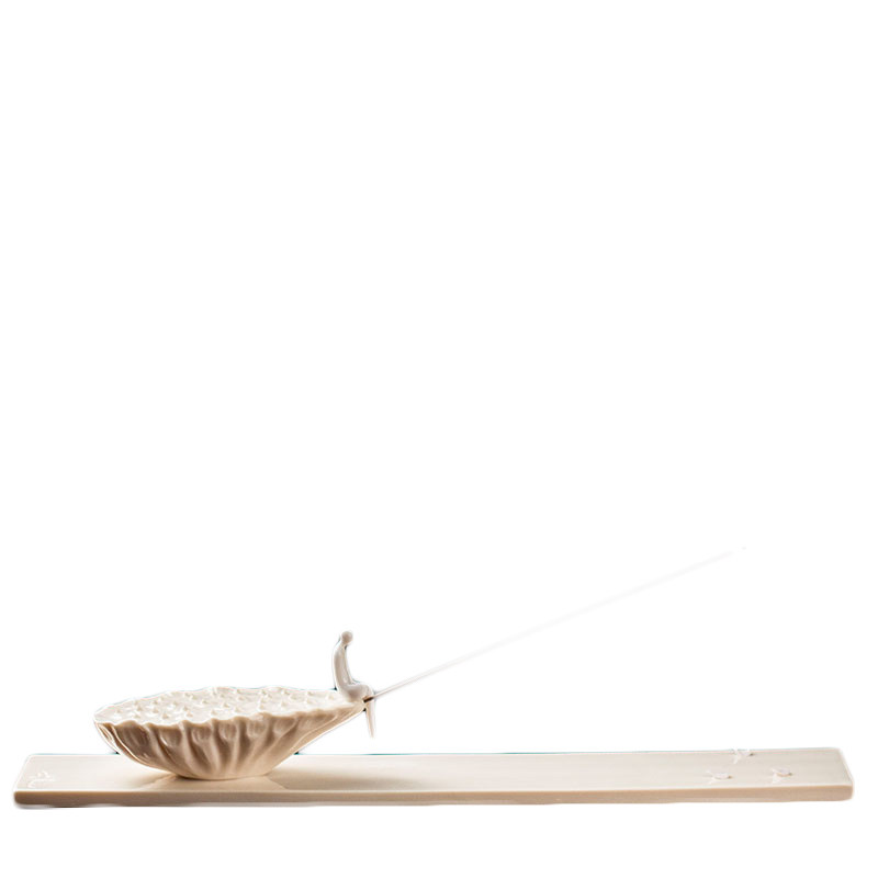 线香炉香插沉香家用陶瓷意境熏香炉摆件檀香卧室禅意香道卧香香炉