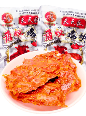 天天香30g袋装卤味小吃香辣鸡块