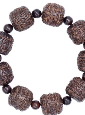 皮黑木雕刻十八罗汉貔