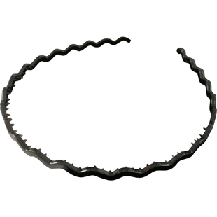 简约轻巧发箍波浪形带齿光亮亚克力不勒头精致亚光经典洗发可用