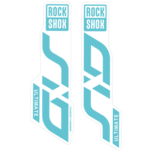 2020款rockshox sid前叉贴纸 自行车装饰山地车前叉帖防水透明底