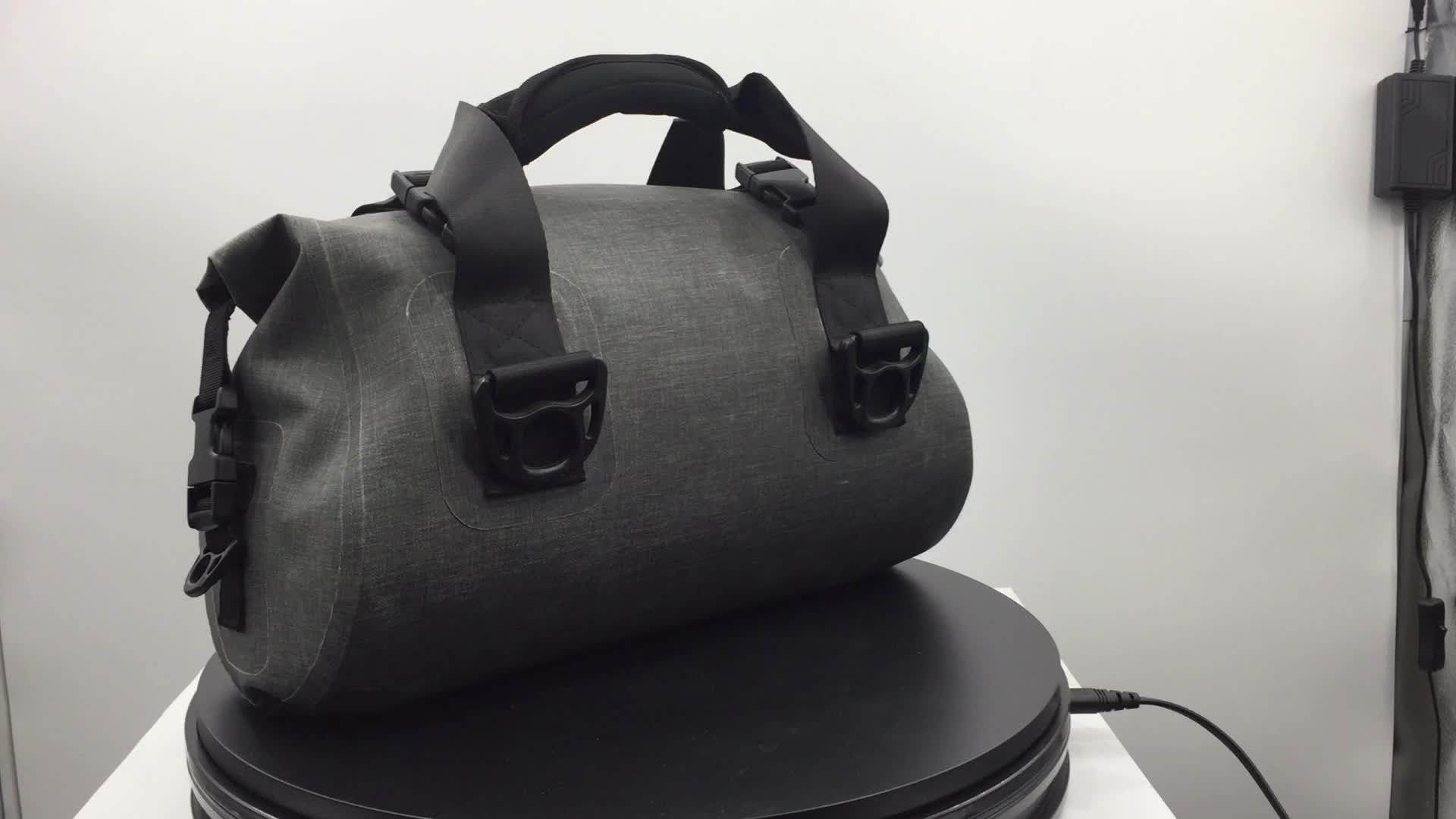 Roll Top Closed Welded Seamless 600d Tpu Sling Bag Waterproof Duffel