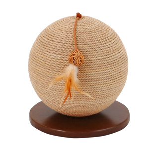 Rosewood圆球猫架猫用玩具球剑麻耐抓耐逗猫挠球形猫抓板