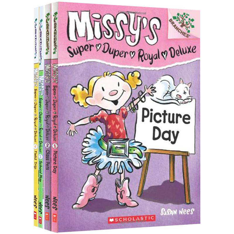 Missy's Super Duper Royal Deluxe 米西英文原版4册  Scholastic Branches学乐大树系列 儿童桥梁章节书 英语课外阅读读物
