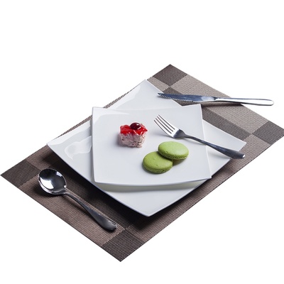 尚韵陶瓷方形西餐盘骨瓷牛排盘