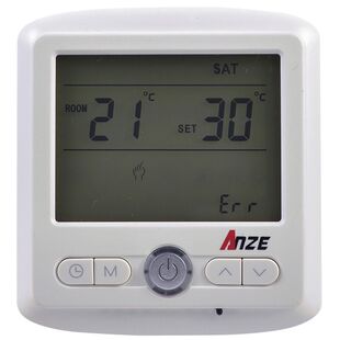 anze安泽双温控地暖温控器发热电缆用电热地暖汗蒸房电地暖开关