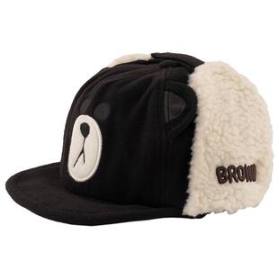 儿童帽子男秋冬保暖男孩女孩雷锋帽女童冬季护耳棒球帽男童防寒帽