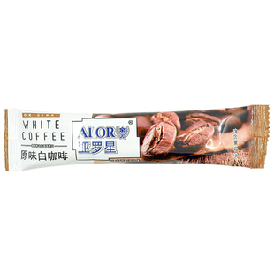 ALOR亚罗星苦咖啡无蔗糖速溶二合一白咖啡粉原味白咖啡18gx40条