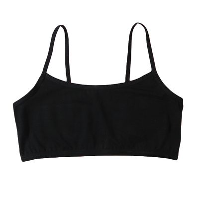 美背吊带发育期黑色小学生文胸