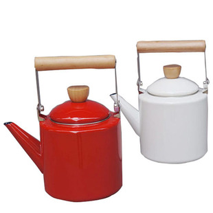 特价瑕疵ZAKKA出口日本珐琅搪瓷壶冷水烧水热水开水壶茄宝娜复古