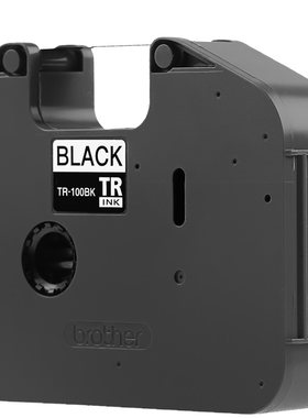 兄弟线号机PT-E800T色带打印线号管原装模切旗帜标签碳带TR-100BK