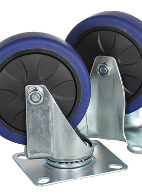 静音5寸脚轮轱辘小拉车