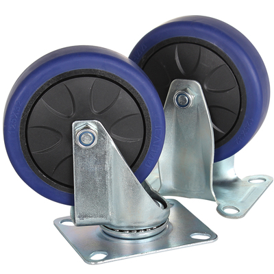 静音5寸脚轮轱辘小拉车