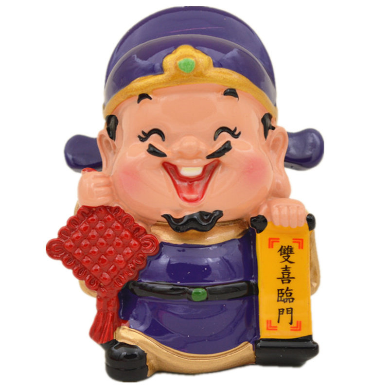 送老外北京手绘绢人复古风