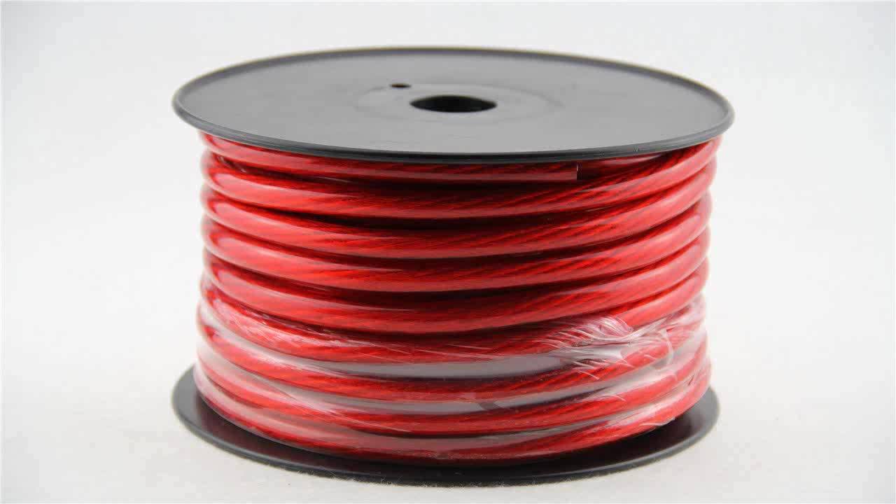 High Quality Low Voltage Cca Conductor Pvc Insulated Car Power Cable