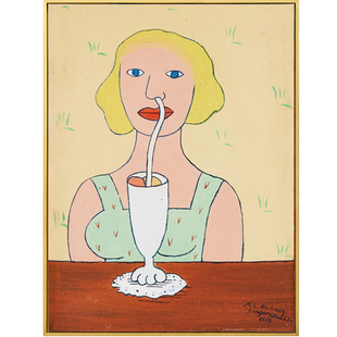 北欧瑞典艺术家Marie-Louise Ekman艾克曼小众装饰画北欧ins挂画