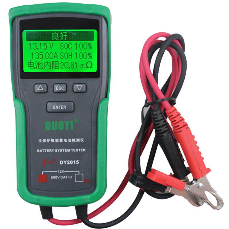 多一DY2015汽车12/24V电瓶放电压蓄电池检测试仪内阻启动能力寿命