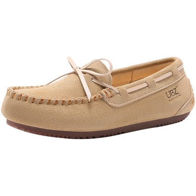 防水春秋百搭风孕妇软底豆豆鞋