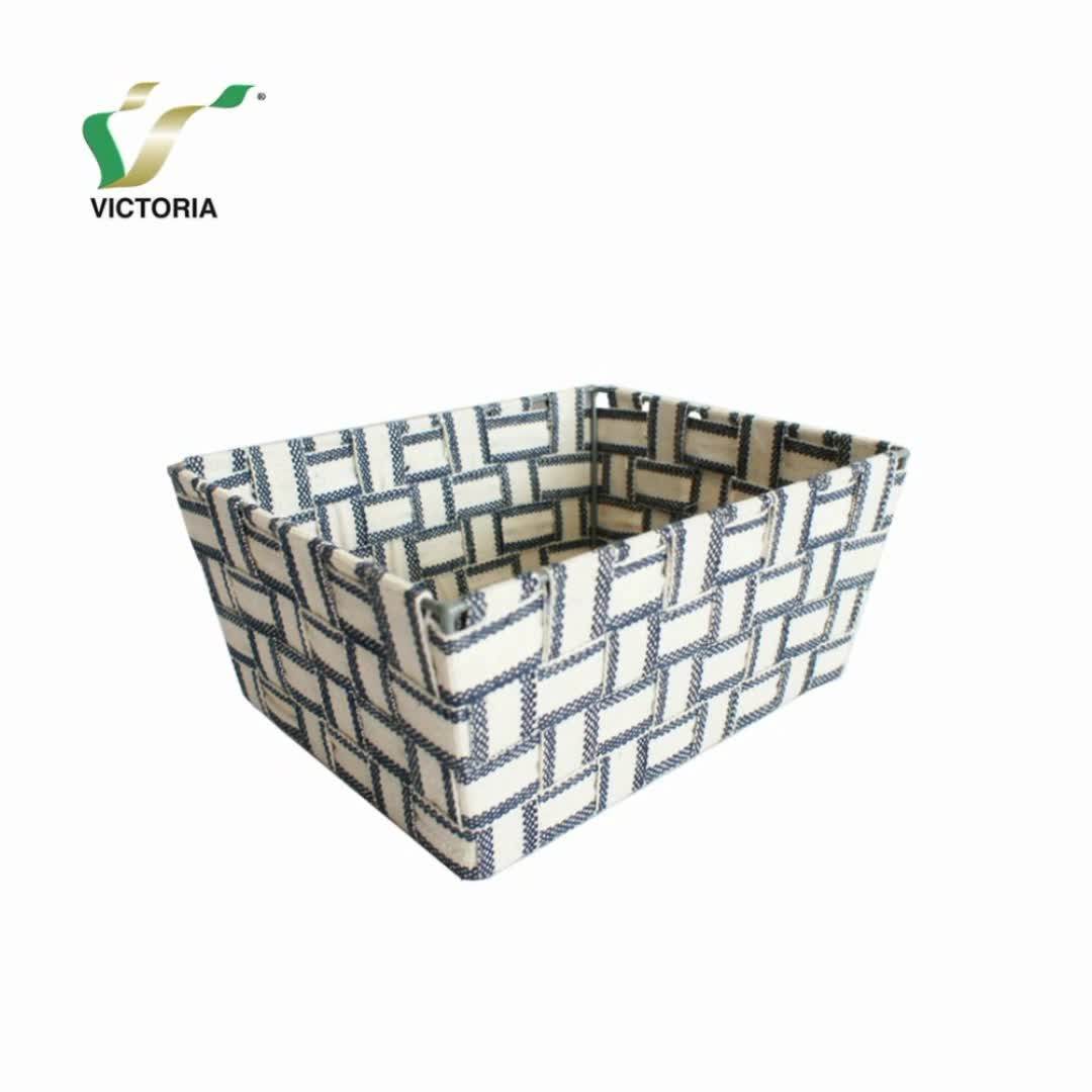 Wholesale Waterproof Pp Strap Woven Table Storage Baskets Buy Wholesale Woven Storage Basket