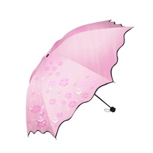 史低价！【本鸥】全自动女折叠防晒晴雨伞