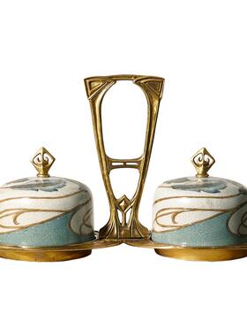 客厅工艺品凤凰美居陶瓷欧式