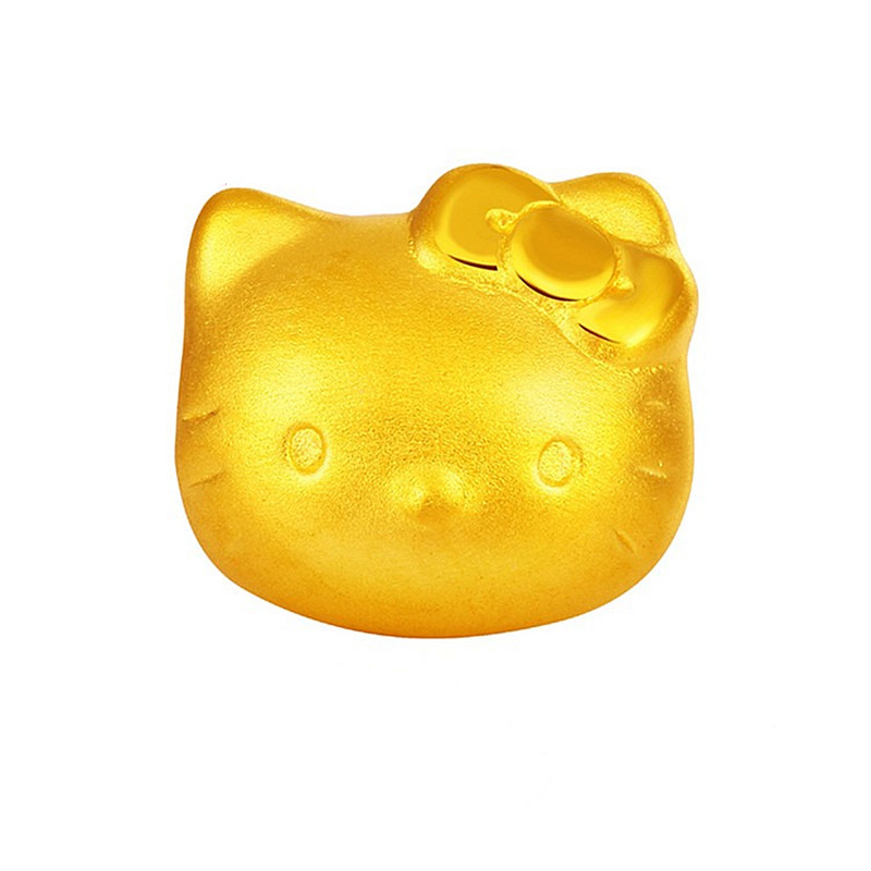 转运珠路路通吊坠手链硬足金