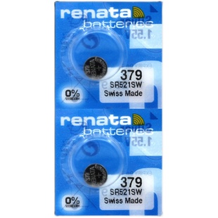Renata瑞士379原装进口SR521SW手表电池适用于卡地亚蓝气球梅花浪琴欧米茄星座通用AG0/LR69石英女小纽扣电子
