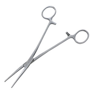 加长24cm不锈钢止血钳持针器钓鱼钳弯头直头手术钳拔火罐宠物拔毛