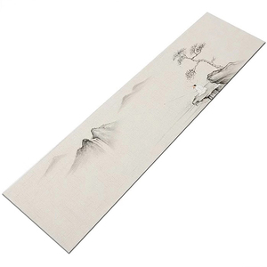 茶席麻布禅意布艺中国风茶几茶旗1茶巾垫桌布新简约棉麻桌旗中式