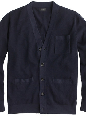 j.crew开司米羊绒棉针织衫开衫