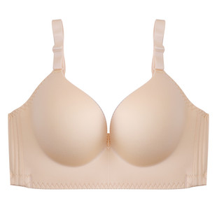 70aa女平胸妹子内衣胸小文胸适合小胸穿的胸罩显胸大聚拢小a杯6cm