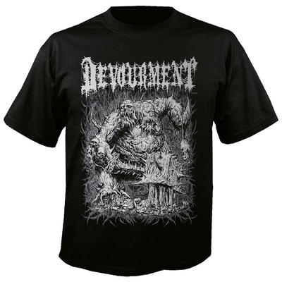 吞噬铁拳摇滚乐队欧美街头t恤