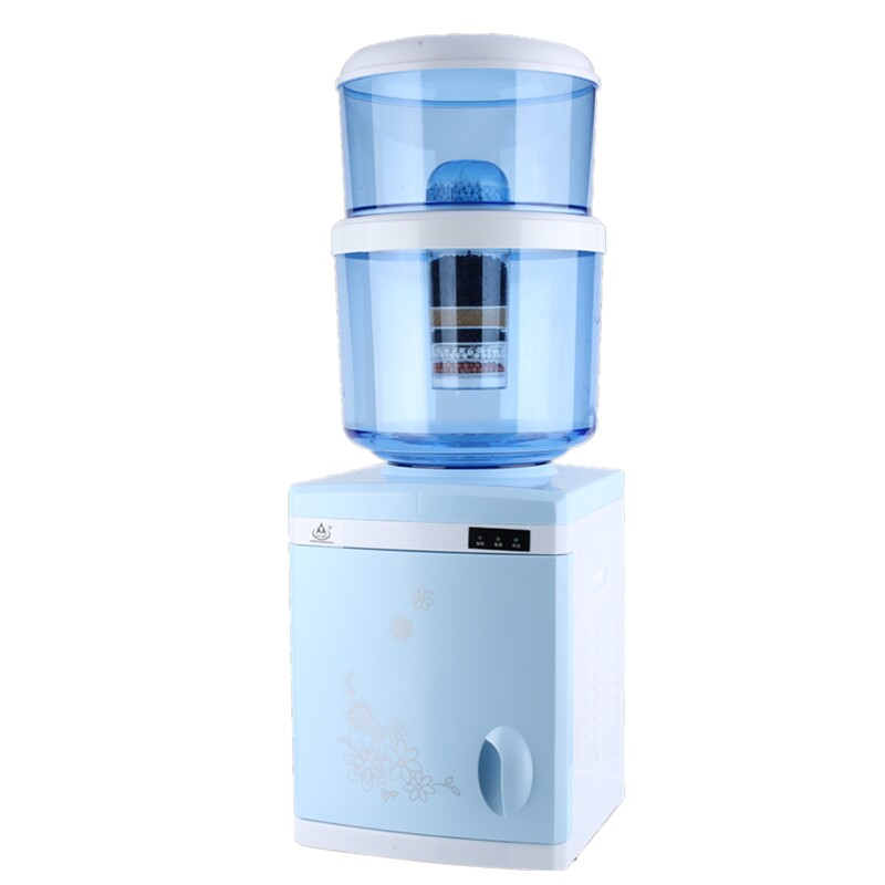 饮水机台式过滤带桶温热冰热制冷饮水机过滤桶净水器家用厨房一体