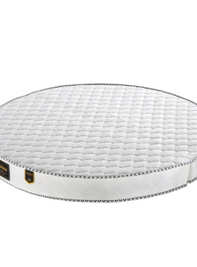 热销包邮弹簧双人加厚乳胶圆床垫