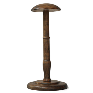 模特道具 实木台式帽架帽托时尚服装饰品店帽子展示陈列架头模