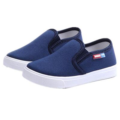 儿童小孩帆布11岁左右板鞋