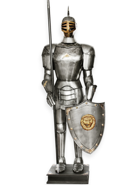 摆设中世纪铠甲武士铁人酒吧摆件