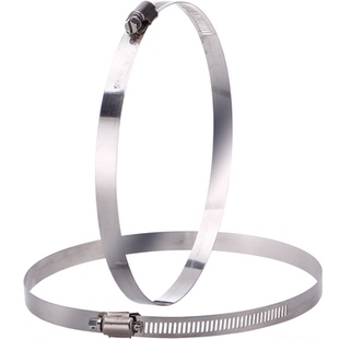 鸿冠管道风机不锈钢卡箍通风管道抱箍管卡喉箍3/4/5/6/8/10/12寸