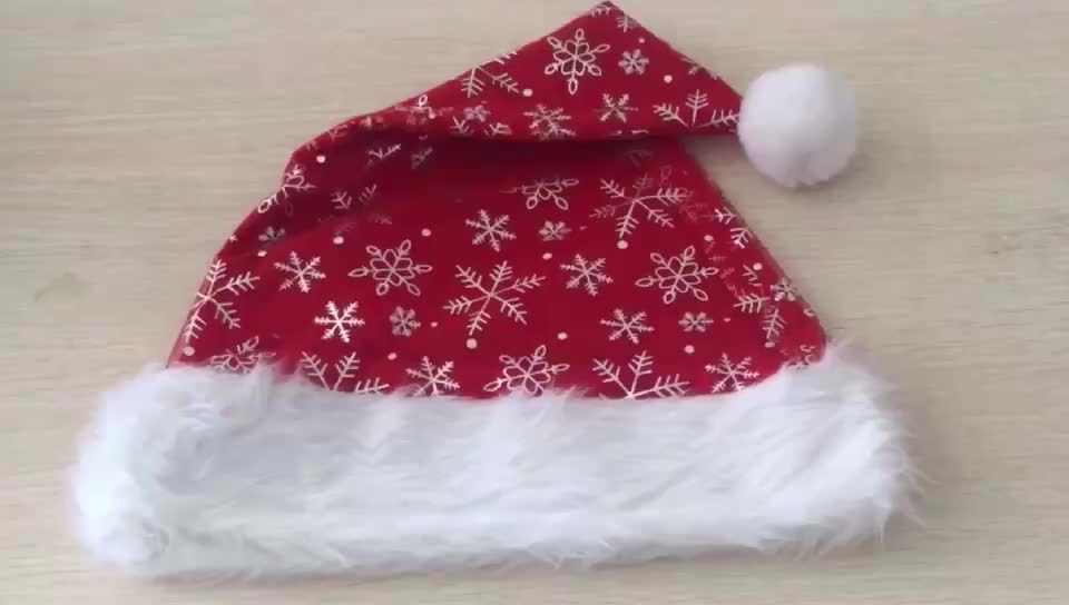 wholesale winter promotional custom christmas santa hats wholesale winter promotional custom christmas santa hats