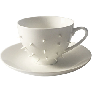 HOWstore Antibiotico Design白色仙人掌陶瓷咖啡杯碟茶杯北欧